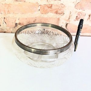 Centro de Mesa de Vidrio con Borde Metálico - imagen 7