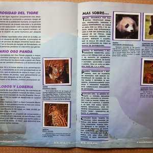 Álbum de Figuritas Completo "Mundofauna" El País 1997 - imagen 2