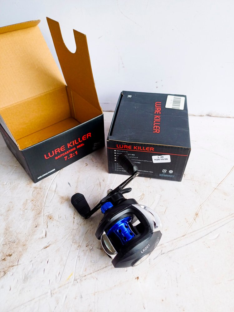 Reel de Pesca "Lure Killer" LK201 Ratio 7.2:1