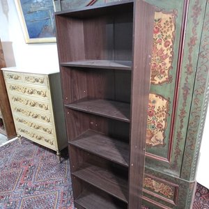 Estantería Moderna Simil Madera Oscura - imagen 4