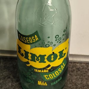 Botella Antigua Gaseosa Limol "Colosal" - imagen 3