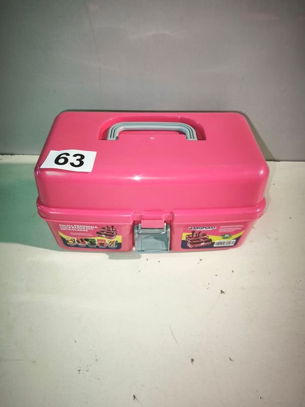 Maleta Organizadora de Maquillaje y Cosméticos Rosa