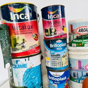 Lote de Pinturas, Esmaltes y Rodillo para Pisos - imagen 2