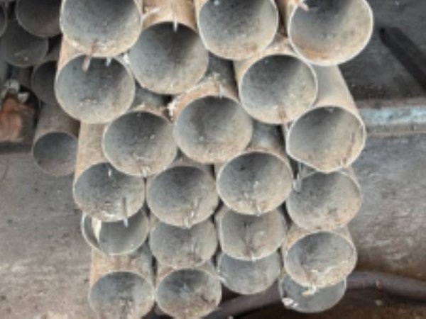 Lote de 21 caños de acero inoxidable de 112 mm