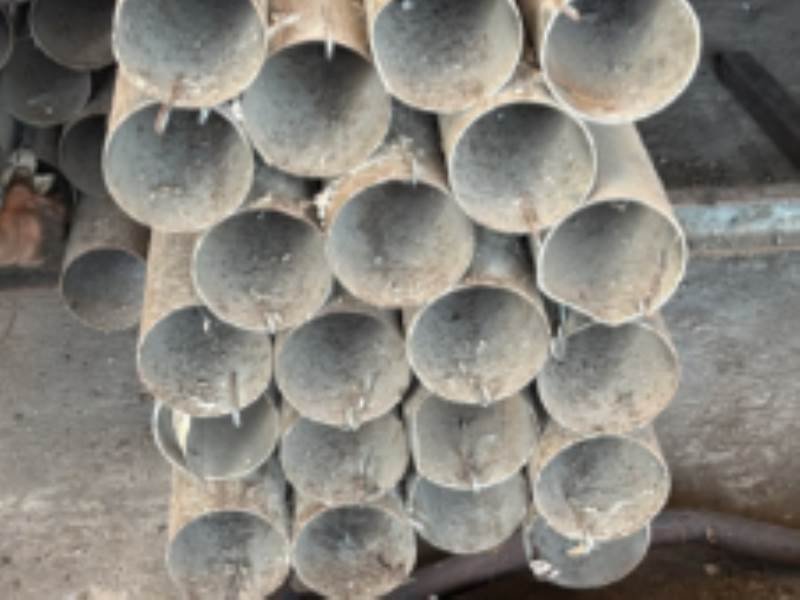Lote de 21 caños de acero inoxidable de 112 mm