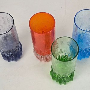 Juego de Copas y Vasos de Cristal Multicolor - imagen 6
