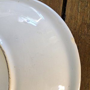 Dos Fuentes Ovaladas de Loza con Decoración - imagen 4