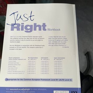 Workbook Just Right Intermediate C1 de Jeremy Harmer con CD - imagen 2