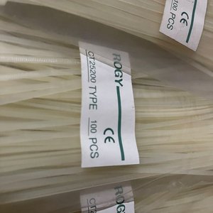 20 Paquetes de Precintos Plásticos Blancos 25 x 200 mm - imagen 2