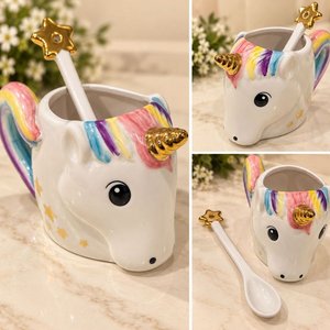 Lote anterior: Taza de Unicornio con Cuchara Decorada