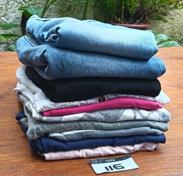Lote de Ropa de Dama: Jeans, Remeras, Musculosas y Más
