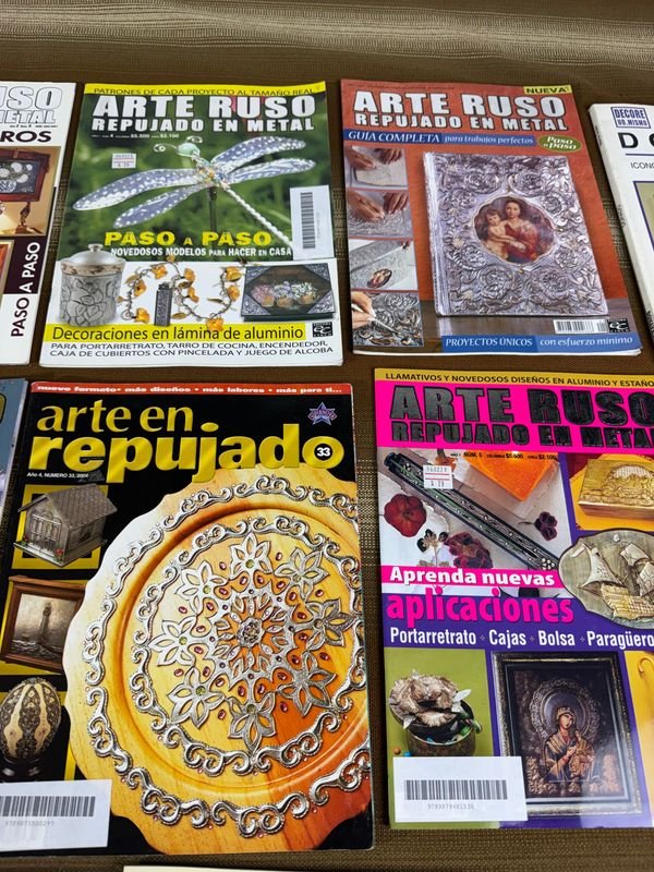 Libros y revistas sobre arte en metal, Arte Ruso, repujado... - imagen 6