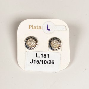 Par de Caravanas de Plata con Circones - imagen 2