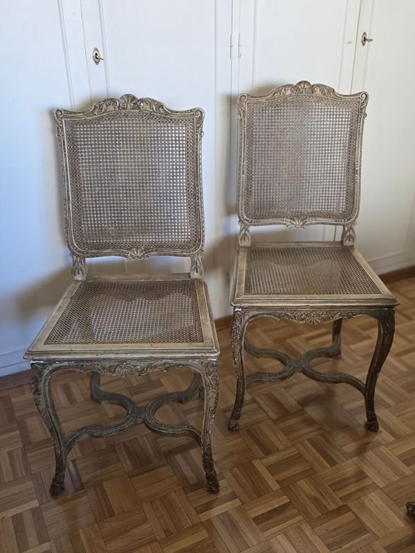 Lote anterior: Pareja de sillas antiguas Luis XV estilo del siglo XIX