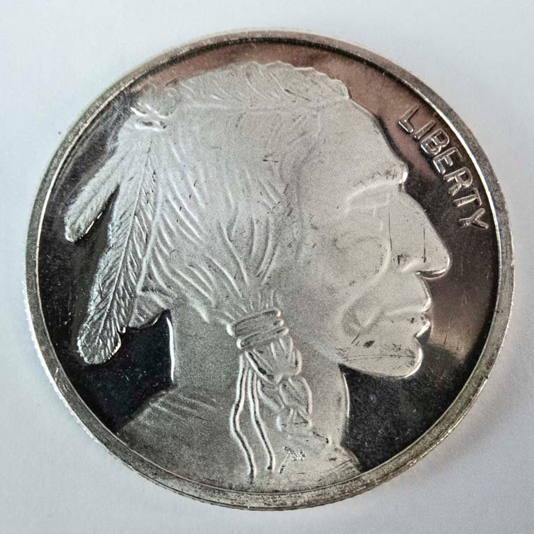 Moneda de Plata 1 Oz "Buffalo/Indian Head" de Estados Unidos