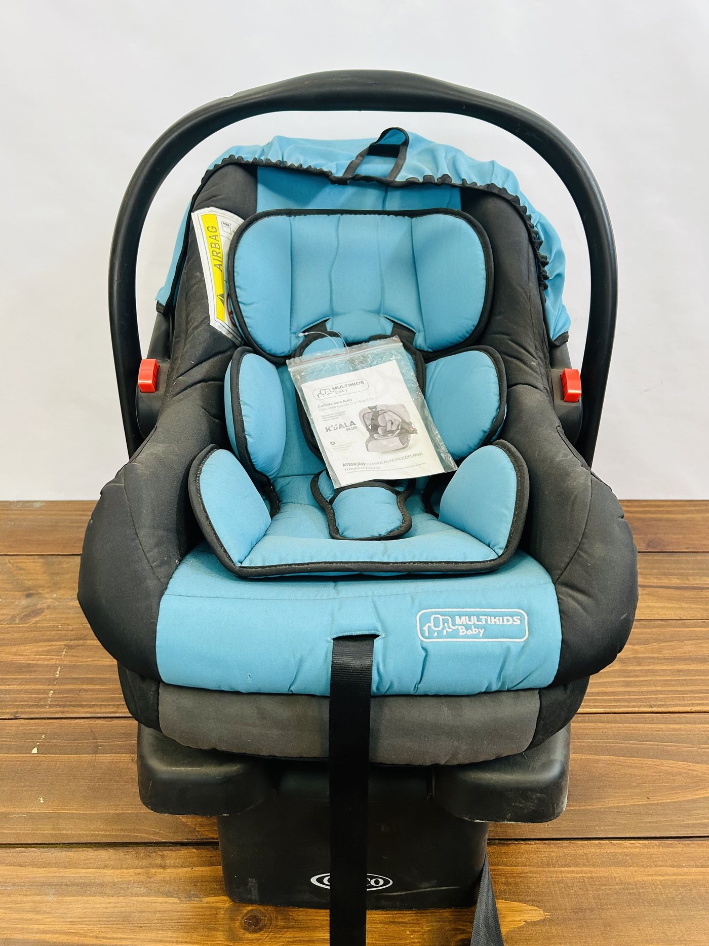 Silla de Bebé para Auto MultiKids - Azul y Negro