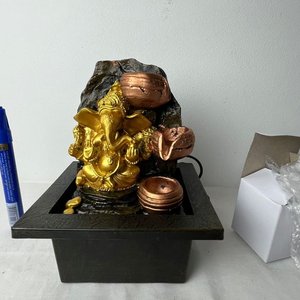 Fuente de Interior con Figura de Ganesha y Cascadas - imagen 2