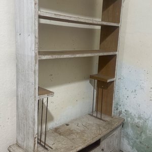Lote siguiente: Mueble Estantería de Madera Blanco Rústico