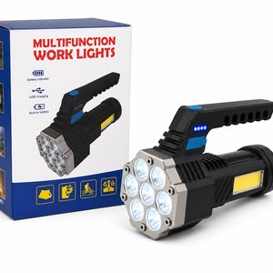Lote anterior: Linterna Recargable Multifunción 2 en 1 con 7 Luces LED y Panel Lateral