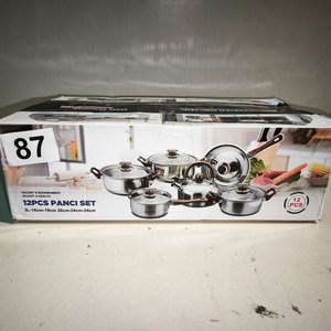 Juego de Ollas y Sartén con Tapas de Vidrio - imagen 2