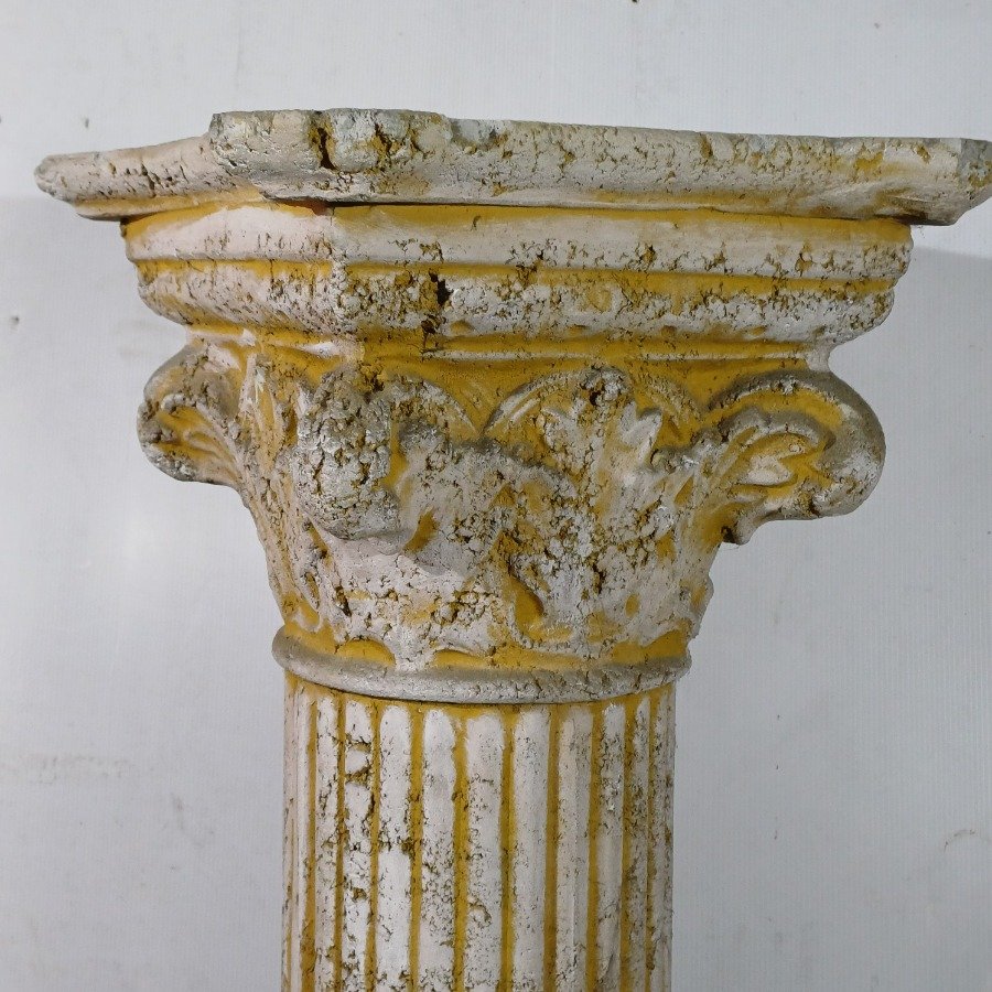 Columna griega de pedestal en concreto - imagen 4