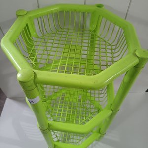 Repisa Plástica Verde de 3 Niveles - imagen 2