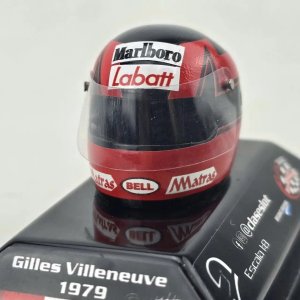 Réplica Casco Gilles Villeneuve 1979 Escala 1:8 - imagen 8