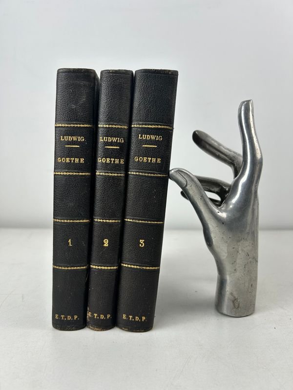 Lote siguiente: Libros de Goethe, historia de un hombre, 3 tomos, 1929