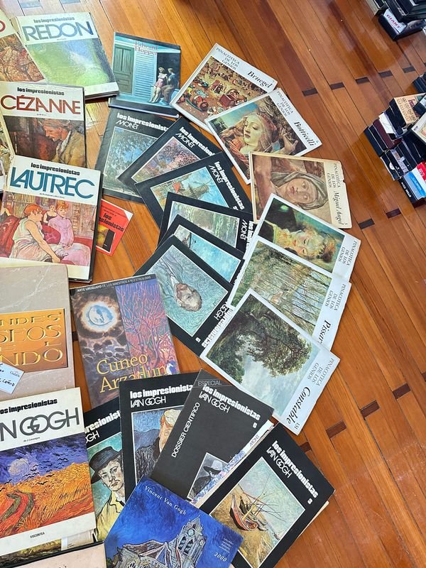 Colección de libros y láminas de pintores Renacentistas - imagen 4
