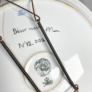 Lote de 4 Platos Decorativos con Escudos Nacionales e Internacionales - Industria Uruguaya - imagen 7