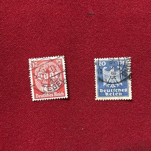 5 Sellos Postales Alemanes "Deutsches Reich" - imagen 3