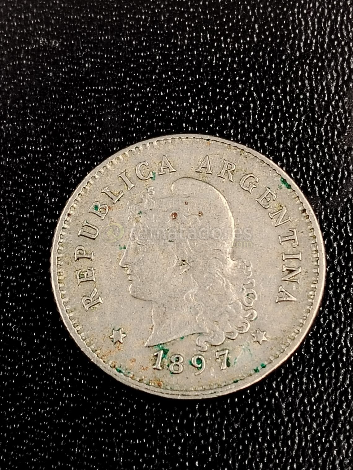 Moneda de Plata Argentina 1897