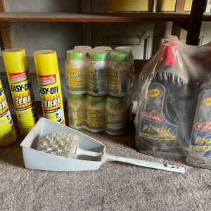 Lote de Artículos de Limpieza: Easy-Off Zebra, Nugget y Cepillo con Pala - imagen 1