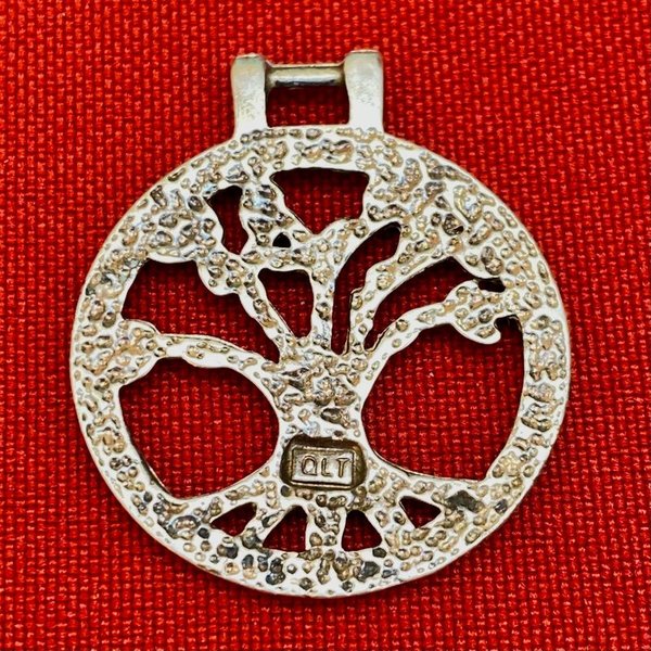 Colgante de árbol de la vida en plata - imagen 3