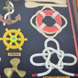 Marco Decorativo Náutico con Nudos y Accesorios Marinos - imagen 3
