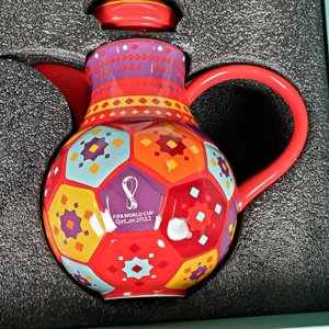 Juego de Sake "FIFA World Cup Qatar 2022" en Loza, 7 Piezas con Caja - imagen 3