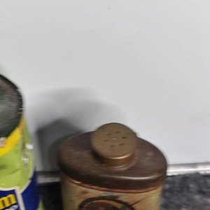 Lote de 3 latas antiguas de polvos para el cuerpo - imagen 6