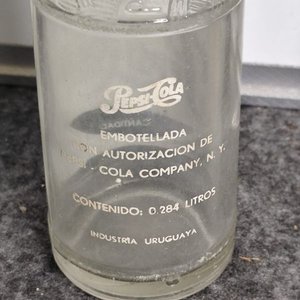 Botella Antigua Pepsi-Cola "Bidú" - Industria Uruguaya - imagen 5