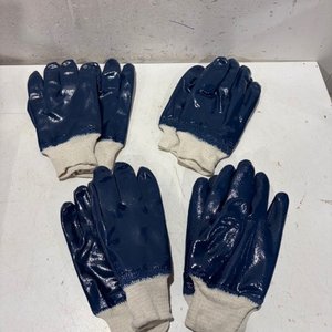 Lote siguiente: 4 Pares de Guantes de Goma Azules con Puño Blanco