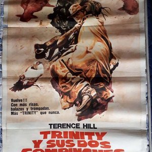 Lote siguiente: Poster Original "Trinity y sus dos Compinches" (1975) con Terence Hill - 72x106 cm