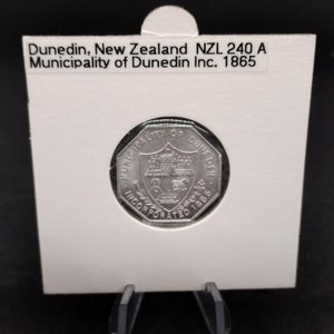 Lote anterior: Ficha de Tranvía Municipalidad de Dunedin, Nueva Zelanda - 1 Penique
