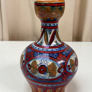 Jarrón de Cerámica Italiana Artesanal Firmado "GUALDO" - imagen 2