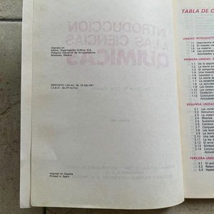 Introducción a las Ciencias Químicas por Dr. José H. Díaz Cubero - Edición 1988 - imagen 3