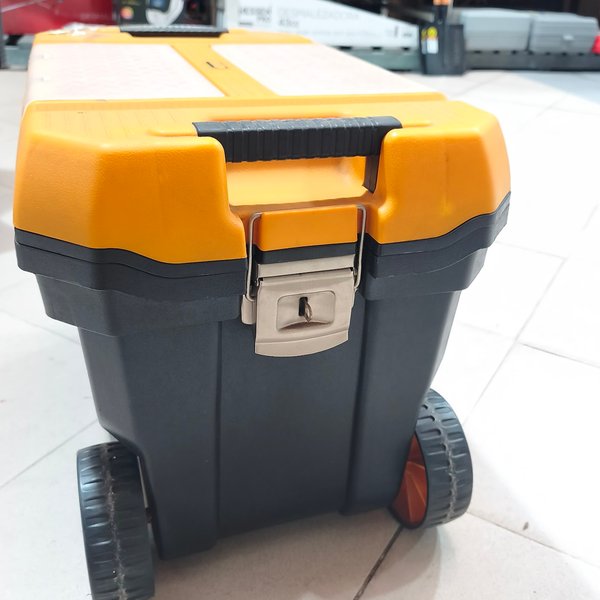 Caja de Herramientas Mano con Ruedas y Compartimentos Transparentes - imagen 1