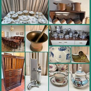 Lote anterior: Conjunto de Vajilla Antigua y Utensilios de Cocina