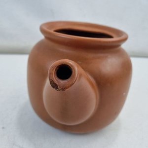 Tetera de Barro Terracota con Tapa - Diseño Rústico - imagen 4