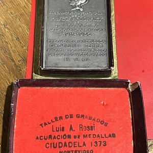Lote anterior: Medalla Aniversario Fundación Museos Bellas Artes, Historia Natural e Historia 1911-1936