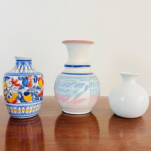 Lote de 6 Jarrones y Jarritas Pequeñas Decoradas - imagen 2