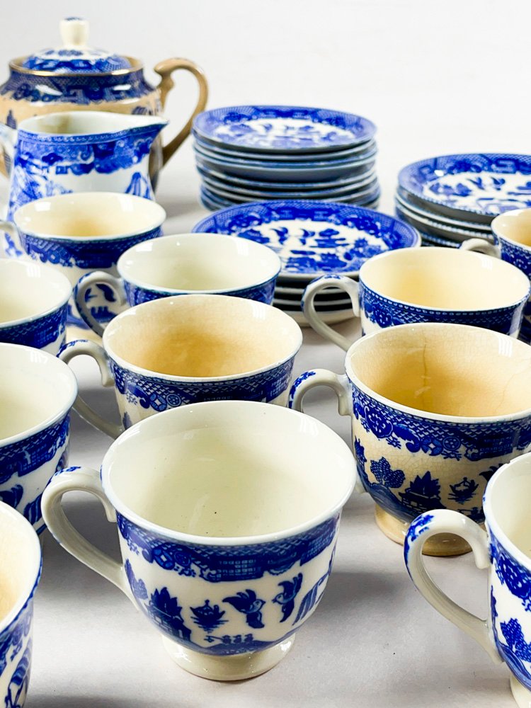 Piezas de loza cerámica oriental - imagen 3