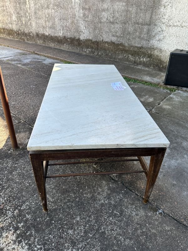 Mesa Ratona con tapa de mármol, estilo americano - imagen 7